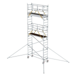 Rollgerüst SG 0,75x2,45 m mit Ausleger Plattformhöhe 5,59 m Munk Günzburger
