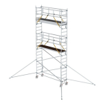 Rollgerüst SG 0,75 x 3,0 m mit Ausleger Plattformhöhe 5,59 m Munk Günzburger