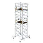 Rollgerüst SG 1,35x1,80 m Fahrbalken Doppel-Plattform 5,78 m Munk Günzburger