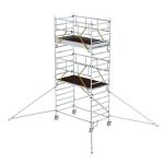 Rollgerüst SG 1,35x2,45 m mit Ausleger Doppel-Plattform 4,47 m Munk Günzburger