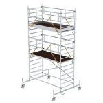 Rollgerüst SG 1,35x3,0 m mit Fahrbalken Doppel-Plattform 4,66 m Munk Günzburger