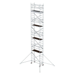 Rollgerüst 0,75 x 1,80 m mit Ausleger Plattformhöhe 8,39m Munk Günzburger