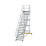 Plattformtreppe fahrbar 45° Stufenbreite 1000 mm 19 Stufen Munk Günzburger