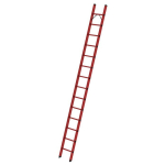 Anlegeleiter GFK 14 Sprossen ohne Traverse L=4,15 m Munk Günzburger