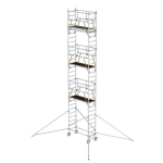 Rollgerüst SG 0,75 x 1,80 m mit Ausleger Plattformhöhe 7,55 m Munk Günzburger