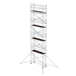 Rollgerüst 0,75 x 2,45 m mit Ausleger Plattformhöhe 8,39 m Munk Günzburger