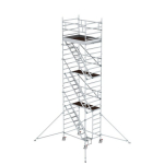 Rollgerüst 1,35x1,80 m Schrägaufstiegen Ausleger Plattformhöhe 6,43 m Munk Günzburger