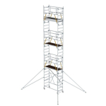 Klappgerüst Plattformhöhe 7,12 m SG 0,75x1,80 m mit Ausleger Munk Günzburger