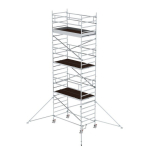 Rollgerüst 1,35x2,45 m mit Ausleger Doppel-Plattform 6,43 m Munk Günzburger