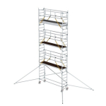 Rollgerüst SG 0,75 x 3,0 m mit Ausleger Plattformhöhe 6,43 m Munk Günzburger