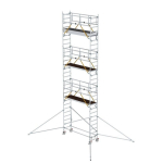 Rollgerüst SG 0,75x2,45 m mit Ausleger Plattformhöhe 7,55 m Munk Günzburger