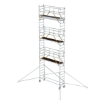 Rollgerüst SG 0,75 x 3,0 m mit Ausleger Plattformhöhe 7,55 m Munk Günzburger