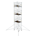 Rollgerüst SG 1,35x1,80 m mit Ausleger Doppel-Plattform 7,55 m Munk Günzburger