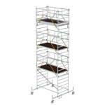 Rollgerüst SG 1,35x2,45 m mit Fahrbalken Doppel-Plattform 6,62 m Munk Günzburger