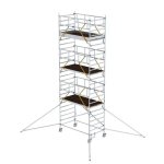 Rollgerüst SG 1,35x2,45 m mit Ausleger Doppel-Plattform 6,43 m Munk Günzburger