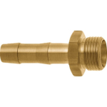 Schlauchtülle zum Einschrauben AG G3/8 - 13 mm MS m. Sechskant Geka plus 928