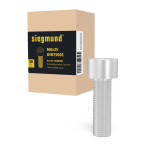 Set Gewindefurchende Schrauben M8x25, 50er Pack Siegmund System 16 & 22 & 28, CS009001