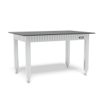 In hoogte verstelbare werkbank met stalen plaat 1500x1000 Siegmund System 16, WS161510
