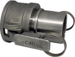 Hebelarmkupplung 113,03 mm 4", Edelstahl 1.4408 Kamlok Safe-Lock Typ C