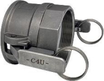 Hebelarmkupplung 113,03 mm 4", Edelstahl 1.4408 Kamlok Safe-Lock Typ D
