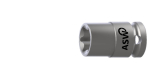 Kraftsteckschlüssel Dauermagnet 1/2" Vkt. E für Aussensechsrund ASW 720 M