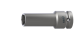 Kraftsteckschlüssel lange Ausführung 1/2" Vkt., SW, dünnwandig ASW 721 L
