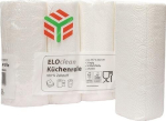 Küchenrolle LxB 11 m x 220 mm, hochweiß, 3-lagig ELOclean Plus 4er-Pack