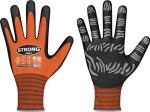Handschuhe orange/schwarz, Kat II Stronghand Tiger Touch