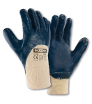 Handschuhe Nitril Strickbund Gr.11, beige/blau Texxor 2309