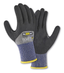 Handschuhe schnitthemmend C 3/4 getaucht grau-meliert/blau/schwarz Texxor 2611