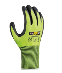Handschuhe Nitril schnitthemmend D gelb/schwarz Texxor 2428