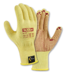 Handschuhe schnitthemmend B Gr.8, Aramid, rote Noppen Texxor 1972