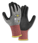 Handschuhe Nitril schnitthemmend F grau-meliert/rot/schwarz Texxor 2640