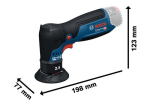 Akku Exenterschleifer 12V GEX 12V-77, solo, C Bosch 0.601.9L2.100