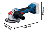 Akku Winkelschleifer 18V GWX 18V-8, solo, C Bosch 0.601.9N9.100