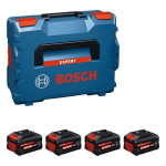 Akku Set 18V Expert 4x EXBA18V-55, in L-Boxx Bosch 1.600.A03.73H