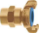 Schlauchstück mit Schlauchfassung 3/4"-19 mm Messing bleifrei GEKA plus XLK