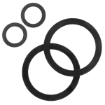 Flachdichtring-Satz IBC Adapter je 2x für S60x6 mm und IG G3/4" GEKA plus