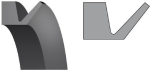 V-Ring VA 20 / 19-21 mm NBR