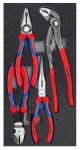 Zangen-Satz Basic 4-teilig in Schaumstoffeinlage Knipex 00 20 01 V15