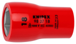 Steckschlüsseleinsatz 3/8" SW18 Knipex 98 37 18