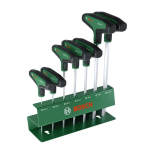 Sechskantschraubendreher-Set 7 tlg., mit T-Griff Bosch 1.600.A03.9J1