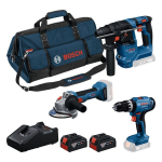 Combo Kit 18V GSB +GBH+ GWS + 2x GBA 4.0Ah + GAL18V-40 Bosch 0.615.A50.0AG