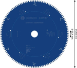 Kreissägeblatt 254x25,4 mm, Z120, für Aluminium Bosch 2.608.902.245