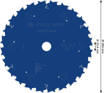 Kreissägeblatt 254x25,4 mm, Z24, für Holz Bosch 2.608.902.240