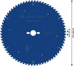 Kreissägeblatt 350x30 mm, Z72, für Holz Bosch 2.608.902.189