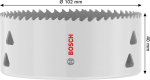 Lochsäge mit Gewinde 102x40 mm Bosch 2.608.594.602