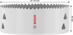 Lochsäge mit Gewinde 114x40 mm Bosch 2.608.594.606