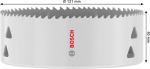 Lochsäge mit Gewinde 121x40 mm Bosch 2.608.594.607