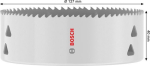 Lochsäge mit Gewinde 127x40 mm Bosch 2.608.594.608